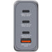 Verbatim (32202) GNC-100 GaN Charger 100W with 2 x USB-C PD 100W / 1 x USB-C PD 65W / 1 x USB-A QC 3.0 (EU/UK/US)-Cables-Gigante Computers
