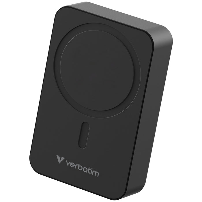 Verbatim (32223) Charge 'n' Go Power Bank Magnetic Wireless Charging 20000mAh Black-Batteries-Gigante Computers