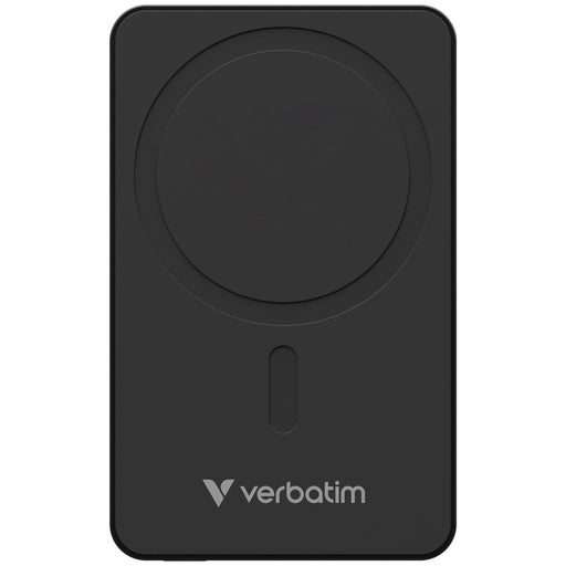 Verbatim (32227) Charge 'n' Go Essentials MagSafe Power Bank Wireless 10000mAh Black-Batteries-Gigante Computers