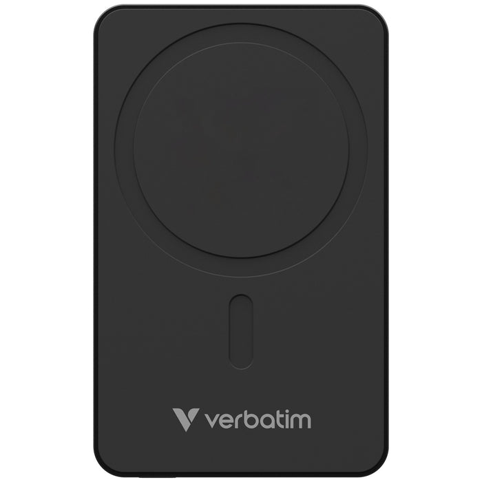 Verbatim (32227) Charge 'n' Go Essentials MagSafe Power Bank Wireless 10000mAh Black-Batteries-Gigante Computers