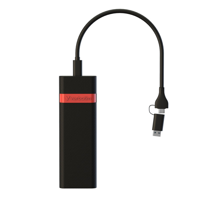 Verbatim (32261) Store 'n' Go M.2 NVMe SSD Enclosure Kit USB 3.2 Gen 2-Brackets-Gigante Computers