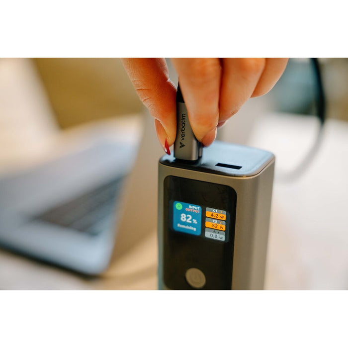 Verbatim (32269) Charge 'n' Go Power Bank 27000mAh 187.5W Grey-Batteries-Gigante Computers