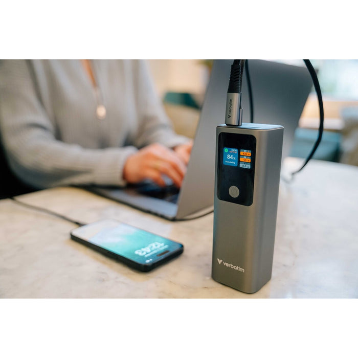 Verbatim (32269) Charge 'n' Go Power Bank 27000mAh 187.5W Grey-Batteries-Gigante Computers