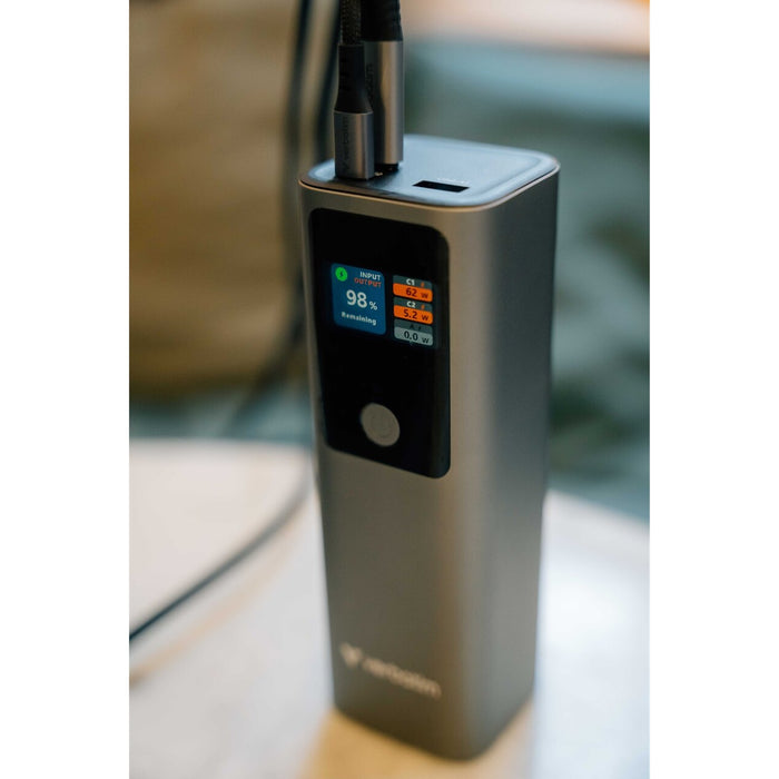 Verbatim (32269) Charge 'n' Go Power Bank 27000mAh 187.5W Grey-Batteries-Gigante Computers