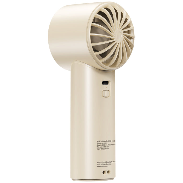 Verbatim (32343) Cool 'n' Go Ice Touch Handheld Fan - White/Silver-Gadgets / MP Players-Gigante Computers
