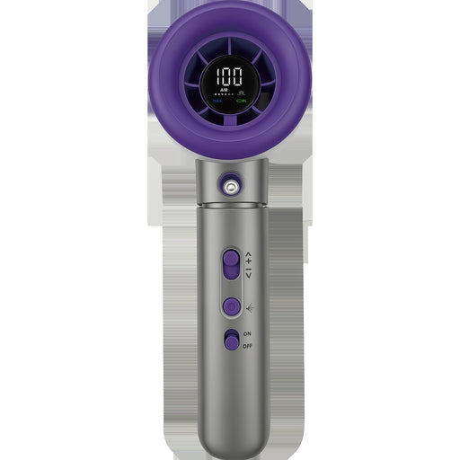 Verbatim (32345) Cool 'n' Go Aqua Breeze Handheld Fan, Portable Cooling with Refreshing Mist Spray - Grey/Purple-Gadgets / MP Players-Gigante Computers