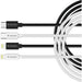 Verbatim (32392) Essentials Sync & Charge USB-C to Lightning Cables (2 pack) Black & White, 1m, 27W PD, 480Mbps, USB Power Delivery 3.0 Supports Up To 27W Charging Power-Cables-Gigante Computers