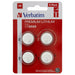 Verbatim (49532) CR2025 Battery Lithium 3V 4 Pack-Batteries-Gigante Computers