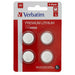 Verbatim (49533) CR2032 Battery Lithium 3V 4 Pack-Batteries-Gigante Computers