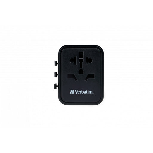 Verbatim (49543) UTA-01 Universal Travel Adapter with 2 x USB-A Ports-Cables-Gigante Computers