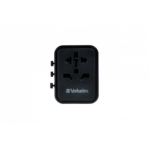 Verbatim (49544) UTA-02 Universal Travel Adapter with 1 x USB-C PD 20W / 1 x USB-A QC 3.0-Cables-Gigante Computers