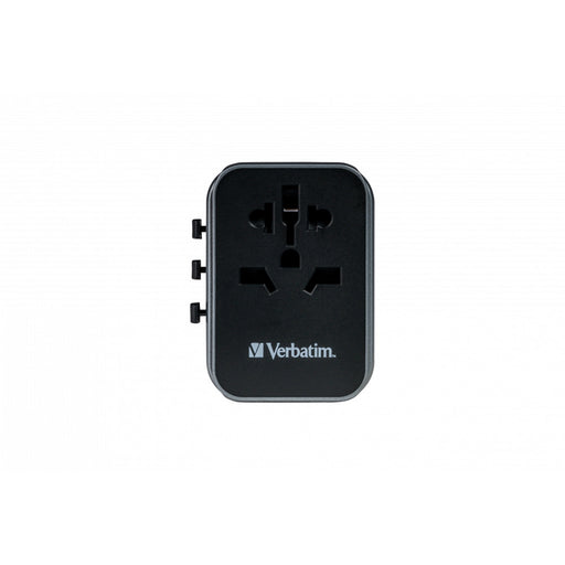 Verbatim (49545) UTA-03 Universal Travel Adapter with 1 x USB-C PD 30W & QC 3.0 / 2 x USB-C / 2 x USB-A-Cables-Gigante Computers