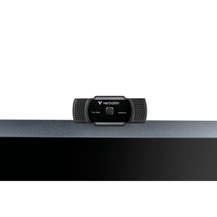 Verbatim (49578) AWC-01 Full HD 1080p Autofocus Webcam with Microphone-Cameras-Gigante Computers