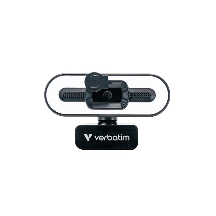 Verbatim (49579) AWC-02 Full HD 1080p Autofocus Webcam with Microphone and Light-Cameras-Gigante Computers