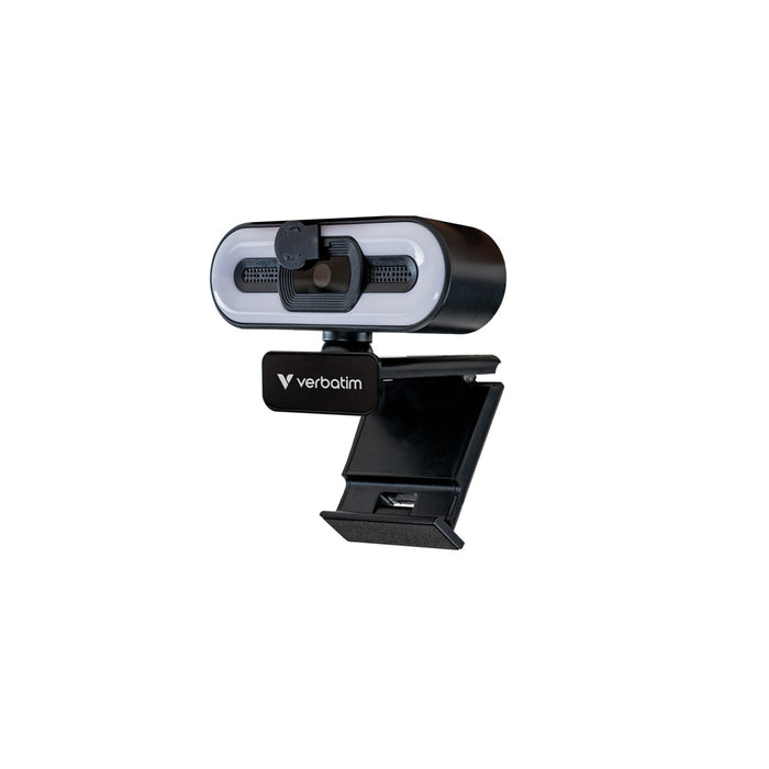 Verbatim (49579) AWC-02 Full HD 1080p Autofocus Webcam with Microphone and Light-Cameras-Gigante Computers