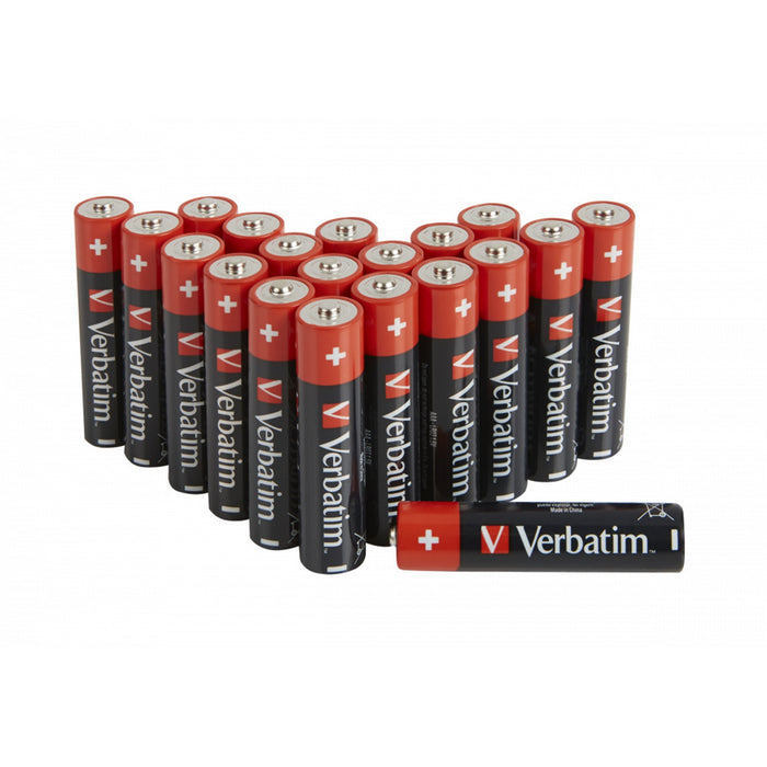 Verbatim (49876) AAA BATTERY ALKALINE 20 PACK-Batteries-Gigante Computers