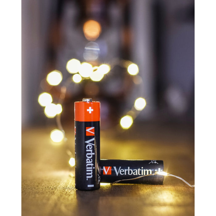 Verbatim (49921) AA BATTERY ALKALINE 4 PACK-Batteries-Gigante Computers