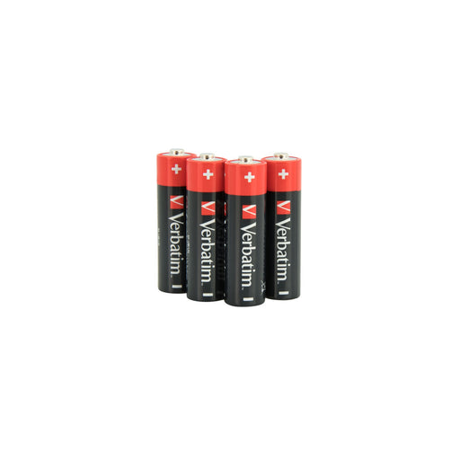Verbatim (49921) AA BATTERY ALKALINE 4 PACK-Batteries-Gigante Computers
