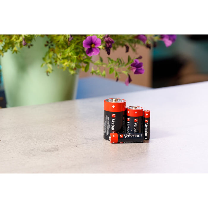 Verbatim (49922) C BATTERY ALKALINE 2 PACK-Batteries-Gigante Computers