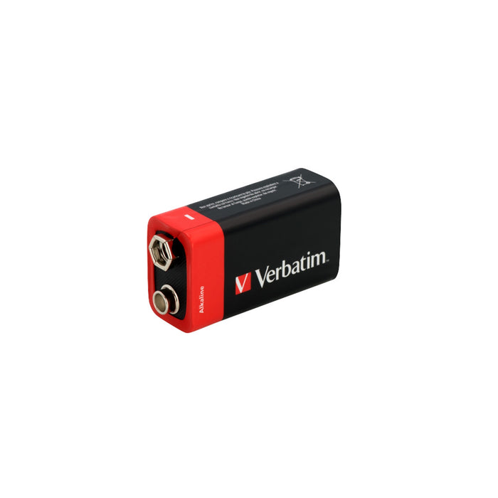 Verbatim (49924) 9V BATTERY ALKALINE 1 PACK-Batteries-Gigante Computers