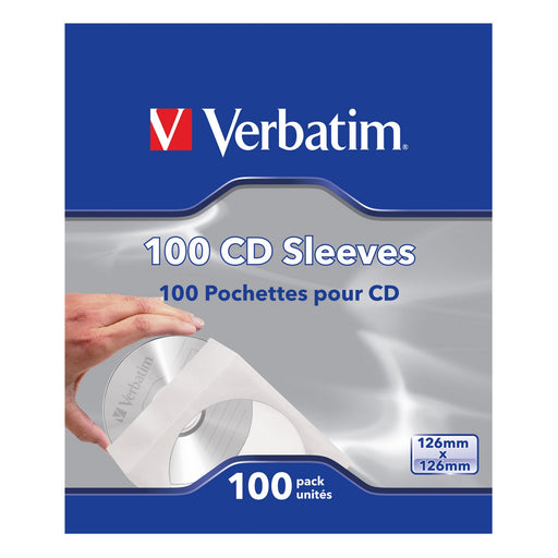 Verbatim (49976) CD Paper Sleeves 100-Pack-Media-Gigante Computers