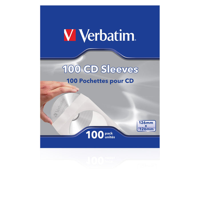Verbatim (49976) CD Paper Sleeves 100-Pack-Media-Gigante Computers