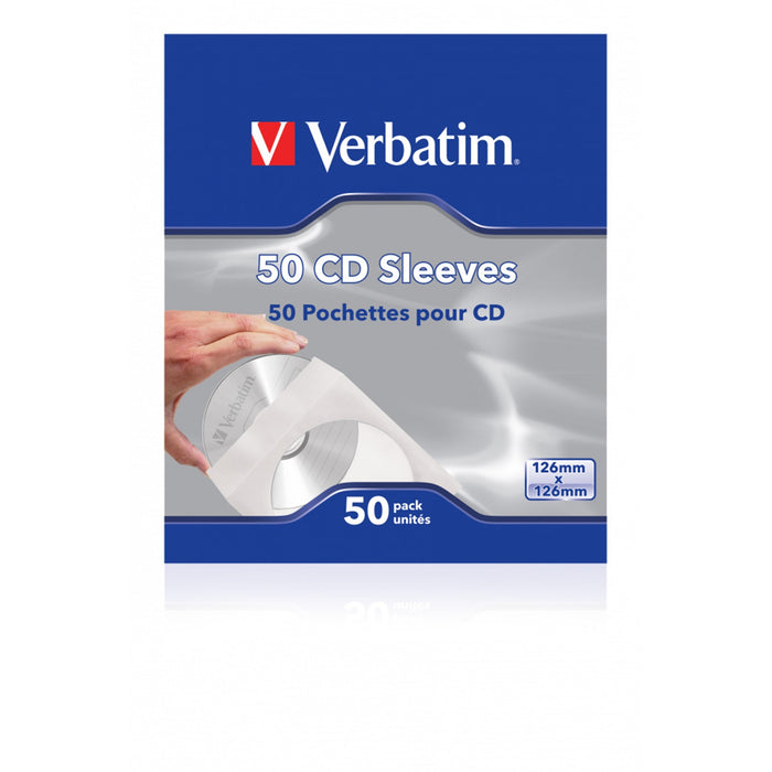 Verbatim (49992) CD-DVD Paper Sleeves 50-Pack-Media-Gigante Computers