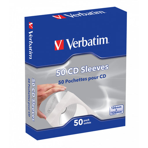 Verbatim (49992) CD-DVD Paper Sleeves 50-Pack-Media-Gigante Computers