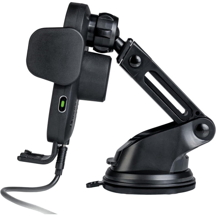 Verbatim FWC-01 Qi Fast Wireless Car Charger, 360 Degrees Rotatable, Three Mounting Options: Vent Holder, Suction Cup On Dashboard, Or Front Window-Accessories-Gigante Computers