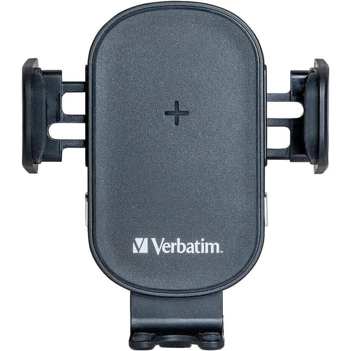 Verbatim FWC-01 Qi Fast Wireless Car Charger, 360 Degrees Rotatable, Three Mounting Options: Vent Holder, Suction Cup On Dashboard, Or Front Window-Accessories-Gigante Computers
