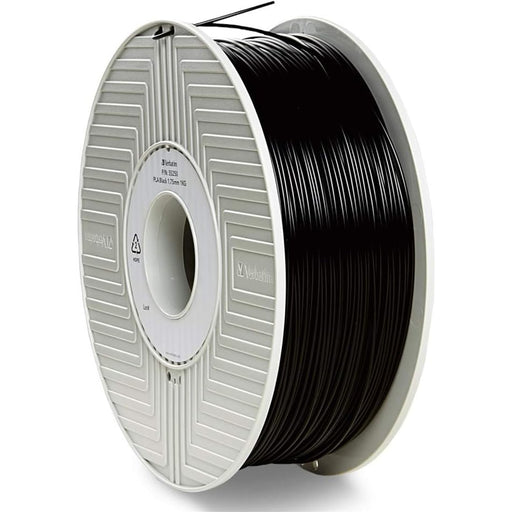 Verbatim PLA-Filament 3D-Printing,1.75mm, 1kg, High End Polyactide-Filament For Material Extrusion, For 3D-Printer & 3D-Pen, 3D-Printer-Filament Made Of PLA, 1 Spool 335m, Black-Accessories-Gigante Computers