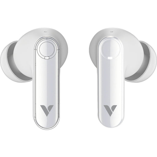 Verbatim TruSound Pro Earbuds Active Noise Cancelling + Environmental Noise Cancelling, White-Speakers-Gigante Computers