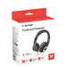 Verbatim TruSound USB-C Over-Ear Headset With In-Line Microphone, Black-Speakers-Gigante Computers