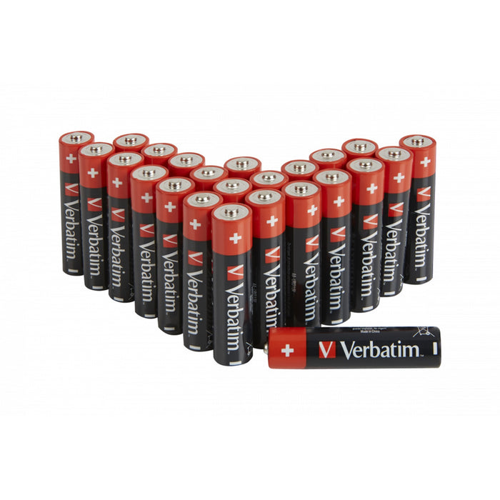 Verbatim(49505) AA Battery Alkaline 24 Pack (BOX)-Batteries-Gigante Computers