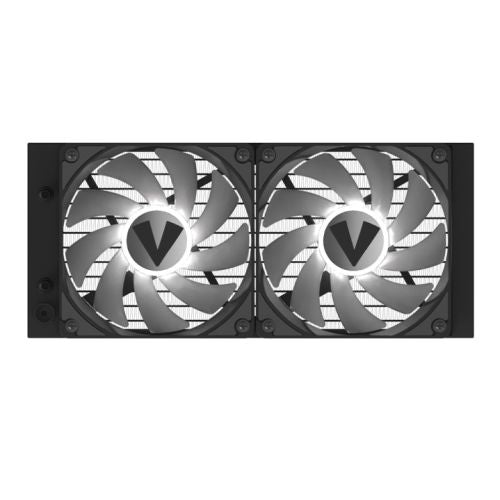 Vida Aquilo 240mm ARGB Liquid CPU Cooler, 2x ARGB PWM Fans, Infinity Mirror RGB Pump Head, Black-Cooling-Gigante Computers