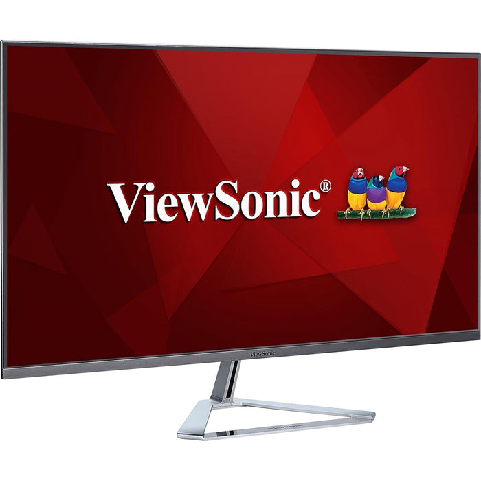 ViewSonic VX3276-2K-mhd-2 31.5" QHD Monitor - IPS, 75Hz, 4ms, Speakers, HDMI, DP-Monitors-Gigante Computers