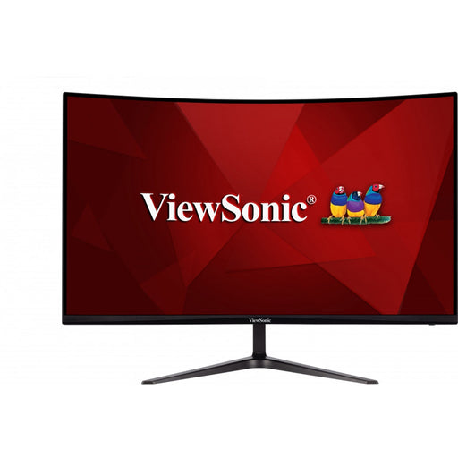 Viewsonic Omni VX3218-PC-MHDJ 32 Inch Curved Gaming Monitor, Full HD, 165Hz, Freesync, 2xHDMI, DisplayPort, 1ms, Height Adjust, VESA, Speakers-Monitors-Gigante Computers