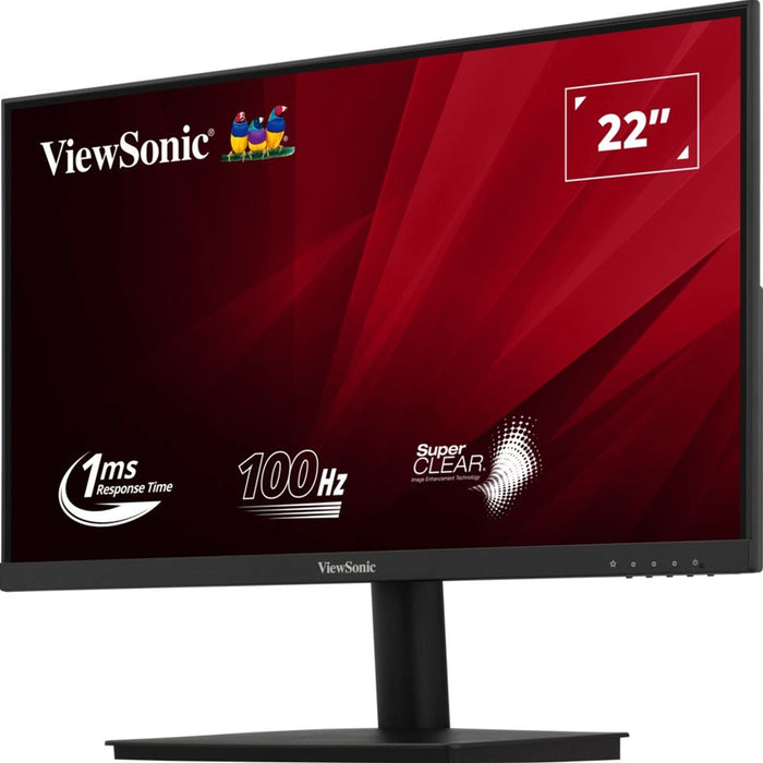 Viewsonic VA220-H 22-Inch Full HD Monitor, 1080p, 1920 x 1080 resolution, 100Hz, HDMI, VGA, 1ms, LED, VA Panel, VESA-Monitors-Gigante Computers