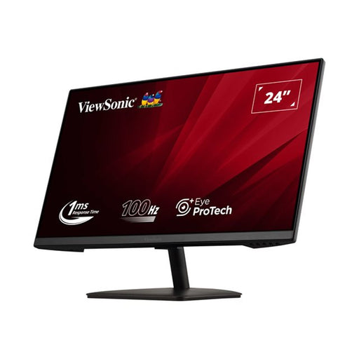 Viewsonic VA2408-MHDB 24 Inch IPS Monitor, Full HD, 100Hz, 1ms, USB Hub, VGA, HDMI, Displayport, VESA, Speakers-Monitors-Gigante Computers