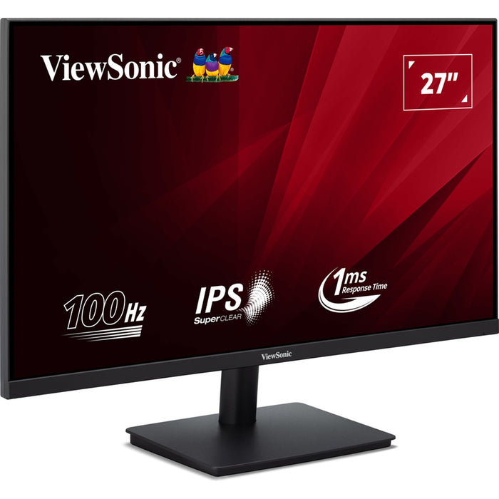 Viewsonic VA270-H-2 27-Inch Full HD IPS Monitor, 1920x1080 resolution, 100Hz, Freesync, HDMI, VGA, 1ms, VESA-Monitors-Gigante Computers