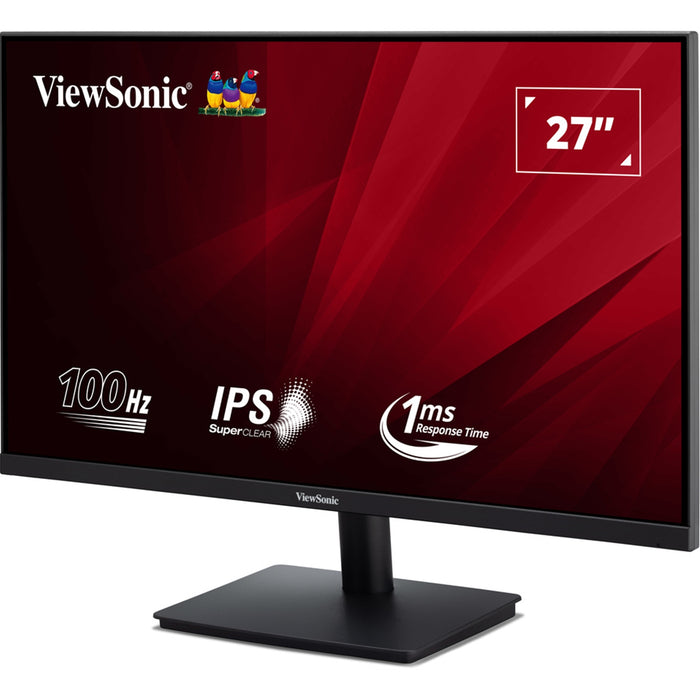 Viewsonic VA270-H-2 27-Inch Full HD IPS Monitor, 1920x1080 resolution, 100Hz, Freesync, HDMI, VGA, 1ms, VESA-Monitors-Gigante Computers
