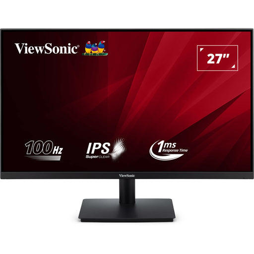 Viewsonic VA270-H-2 27-Inch Full HD IPS Monitor, 1920x1080 resolution, 100Hz, Freesync, HDMI, VGA, 1ms, VESA-Monitors-Gigante Computers
