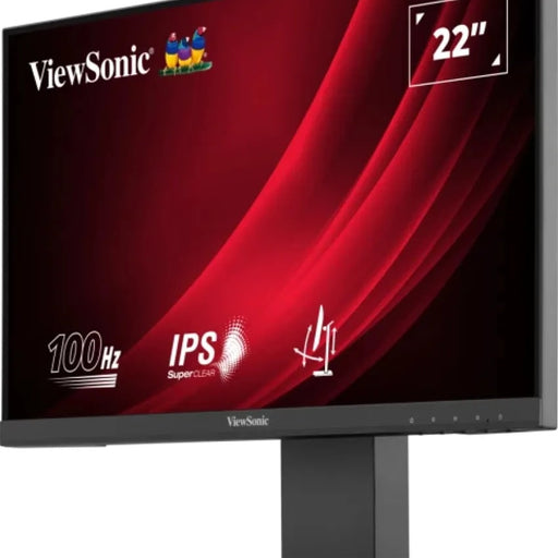 Viewsonic VG Series VG2208A LED Monitor 22 Inch With USB Hub, 1920 x 1080, Full HD Black, 100Hz, 5ms, HDMI, DisplayPort-Monitors-Gigante Computers