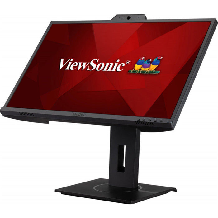 Viewsonic VG2440V 23 Inch Full HD IPS Monitor, Widescreen, 60Hz, 5ms, VGA, HDMI, DisplayPort, Speakers, Wecam, Height Adjustable-Monitors-Gigante Computers