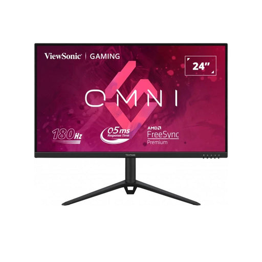 Viewsonic VX2428J 24-Inch Full HD IPS Monitor, 180Hz, Freesync, HDMI, Displayport, 0.5ms, VESA, Height Adjust, Pivot-Monitors-Gigante Computers