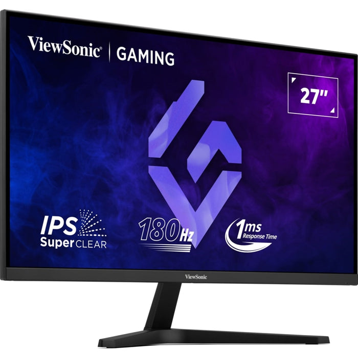 Viewsonic VX27G1-HD 27 Inch IPS Gaming Monitor, Full HD, 180Hz, G-sync, 2xHDMI, DisplayPort, 1ms, VESA-Monitors-Gigante Computers