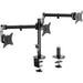 VonHaus Triple Monitor Stand for 17-27" Screens, Three Screen Monitor Mount with Desk Clamp, Height Adjustable, Easy Assemble Stand with Full Tilt, Rotation & Swivel Arms, VESA 75x75 & 100x100mm-Accessories-Gigante Computers
