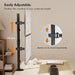 VonHaus Vertical Double Monitor Stand for 13-32" Screens, Twin Monitor Mount with Clamp, Height Adjustable, Easy Assemble Stand with Full Tilt, Rotation & Swivel Arms, VESA 75x75 & 100x100mm-Accessories-Gigante Computers