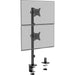 VonHaus Vertical Double Monitor Stand for 13-32" Screens, Twin Monitor Mount with Clamp, Height Adjustable, Easy Assemble Stand with Full Tilt, Rotation & Swivel Arms, VESA 75x75 & 100x100mm-Accessories-Gigante Computers