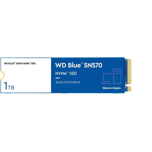 WD 1TB Blue SN570 M.2 NVMe SSD, M.2 2280, PCIe3, TLC NAND, R/W 3500/3000 MB/s, 460K/450K IOPS-Internal SSD Drives-Gigante Computers